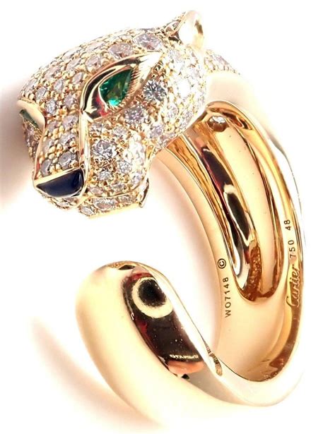 cartier leopard ring replica|cartier panther rings for women.